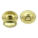 Prima - Oval Thumbturn & Release - Polished Brass - PB2031
