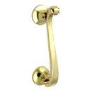 Prima - Scroll Front Door Knocker 145mm x 32mm - Polished Brass - PB20