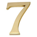 Prima - Door Numeral Pin Fix 102mm 7 - Polished Brass - PB220/7