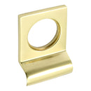 Prima - Square Top Front Door Cylinder Pull 68mm x 48mm - Polished Brass - PB237