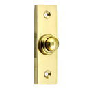 Prima - Profile Door Bell Push 71mm x 22mm - Polished Brass - PB35