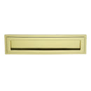 Prima - Tudor Front Door Letter Plate 310mm x 90mm - Polished Brass - PB686