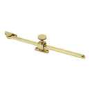 Prima - Window Screw Down Sliding Casement Stay 254mm Long - Polished Brass - PB874