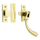 Prima - Window Pear Drop Reversible Casement Fastener - Polished Brass - PB879
