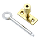 Prima - Window Locking Casement Stay Pin 40mm x 16mm - Polished Brass - PB880