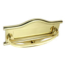 Prima - Postal Knocker 225mm x 104mm - Polished Brass - PB323