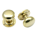 Prima - Mushroom Mortice Door Knob - Polished Brass - PB92C