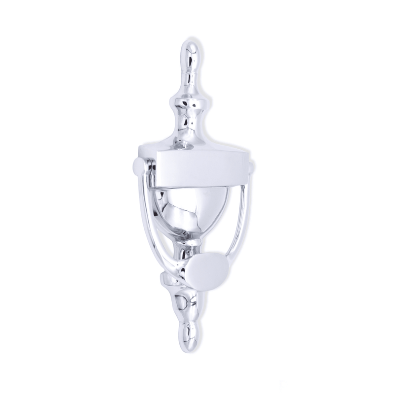 Spira Brass - Victorian Door Knocker 200mm  - Polished Chrome - SB4107PC - Choice Handles