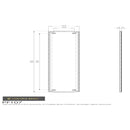 Carlisle Brass - Finger Plate (Ornate) 382mm X 64mm - Polished Brass - PF107 - Choice Handles