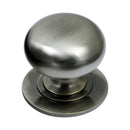 Prima - Victorian Solid Cabinet Cupboard Knob - Pewter Finish - PF140C