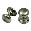Prima - Mushroom Mortice Door Knob - Pewter Finish - PF92A