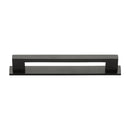 Heritage Brass Cabinet Pull Metro Design with Plate 160mm CTC Matt Bronze Finish - PL0337 160-MB - Choice Handles