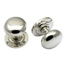 Prima - Mushroom Mortice Door Knob - Polished Nickel - PN92B