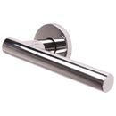 Steel Line Door Handle Lever Latch on Round Rose Tubular Design Polished Stainless Steel finish
 - PR-TB10-PS - Choice Handles