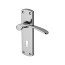 Project Hardware Door Handle Lever Lock Luca Design Polished Chrome finish - PR400-PC - Choice Handles