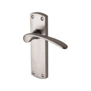 Project Hardware Door Handle Lever Latch Luca Design Satin Chrome finish - PR410-SC - Choice Handles