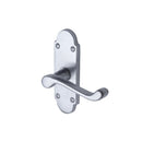 Project Hardware Door Handle Lever Latch Milton Short Design Satin Chrome finish - PR505-SC - Choice Handles