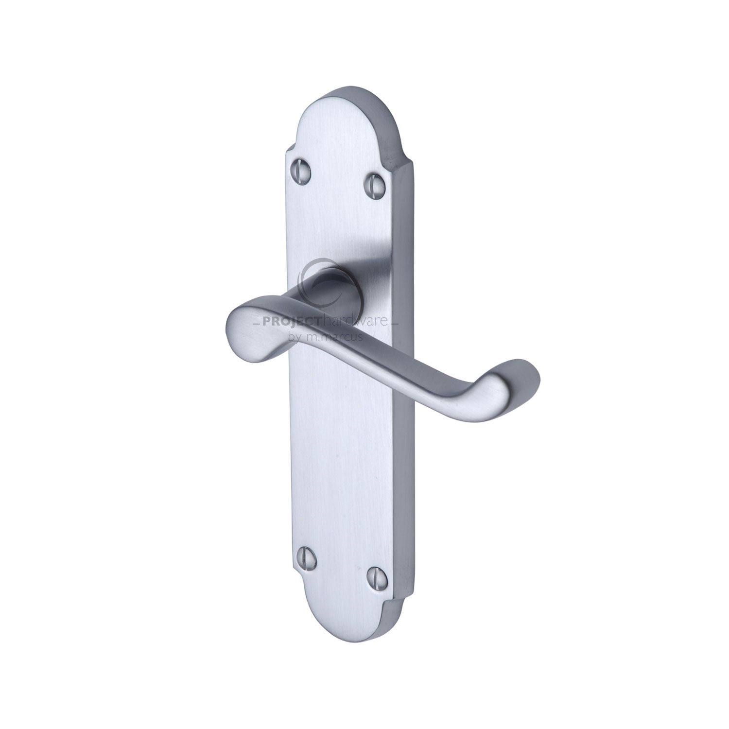 Project Hardware Door Handle Lever Latch Milton Design Satin Chrome fi