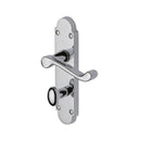Project Hardware Door Handle for Bathroom Milton Design Polished Chrome finish - PR520-PC - Choice Handles