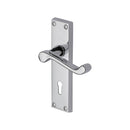 Project Hardware Door Handle Lever Lock Malvern Design Polished Chrome finish - PR600-PC - Choice Handles