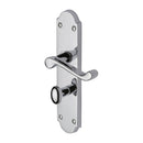 Project Hardware Door Handle for Bathroom Kensington Design Polished Chrome finish - PR7088-PC - Choice Handles