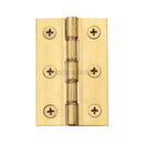 Heritage Brass Hinge Brass with Double&Natural Brasssp;Phosphor Washers 3 x 2 Natural Brass finish
 - PR88-400-Natural Brass - Choice Handles