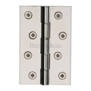 Heritage Brass Hinge Brass with Double&Natural Brasssp;Phosphor Washers 4 x 2 5/8 Polished Nickel finish
 - PR88-405-PNF - Choice Handles