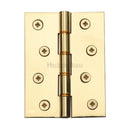 Heritage Brass Hinge Brass with Double Phosphor Washers 4 x 3 Polished Brass finish
 - PR88-410-PB - Choice Handles