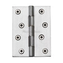 Heritage Brass Hinge Brass with Double Phosphor Washers 4 x 3 Satin Chrome finish
 - PR88-410-SC - Choice Handles