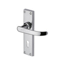 Project Hardware Door Handle Lever Lock Avon Design Polished Chrome finish - PR900-PC - Choice Handles