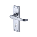 Project Hardware Door Handle Lever Lock Avon Design Satin Chrome finish - PR900-SC - Choice Handles