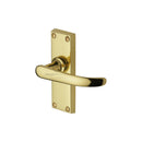 Project Hardware Door Handle Lever Latch Avon Short Design Polished Brass finish - PR910-PB - Choice Handles