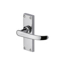 Project Hardware Door Handle Lever Latch Avon Short Design Polished Chrome finish - PR910-PC - Choice Handles