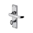 Project Hardware Door Handle for Bathroom Avon Design Polished Chrome finish - PR920-PC - Choice Handles