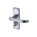 Project Hardware Door Handle for Privacy Set Avon Short Design Satin Chrome finish - PR925-SC - Choice Handles