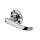 Project Hardware Door Handle Lever Latch on Round Rose Avon Design Polished Chrome finish - PR930-PC - Choice Handles