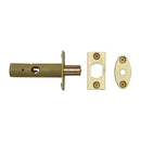 Heritage Brass Rack Bolt without Turn Satin Brass finish - RB7-SB - Choice Handles