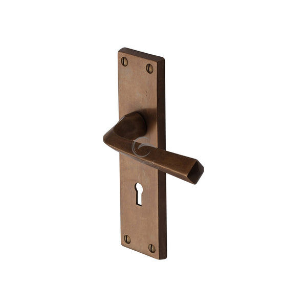 Solid Bronze Door Handle Lever Lock Bridgnorth Design
 - RBL2500 - Choice Handles