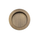 Sliding Round Flush Pull Pair Antique Finish
 - RD2322-AT - Choice Handles