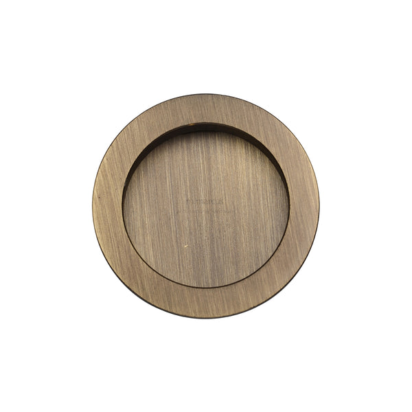 Sliding Round Flush Pull Pair Antique Finish
 - RD2322-AT