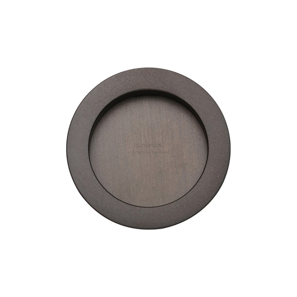 Sliding Round Flush Pull Pair Matt Bronze
 - RD2322-MB - Choice Handles