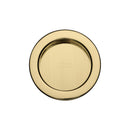 Sliding Round Flush Pull Pair Polished Brass
 - RD2322-PB - Choice Handles
