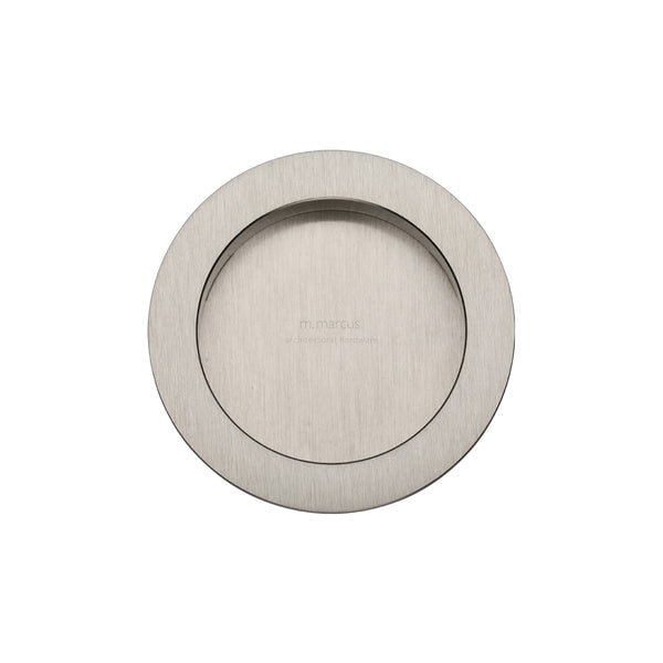 Sliding Round Flush Pull Pair Satin Nickel
 - RD2322-SN - Choice Handles