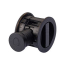 Tubular Lock with Round Privacy Turn &amp; Release 50mm Black Matt
 - RD2801-50-BLK