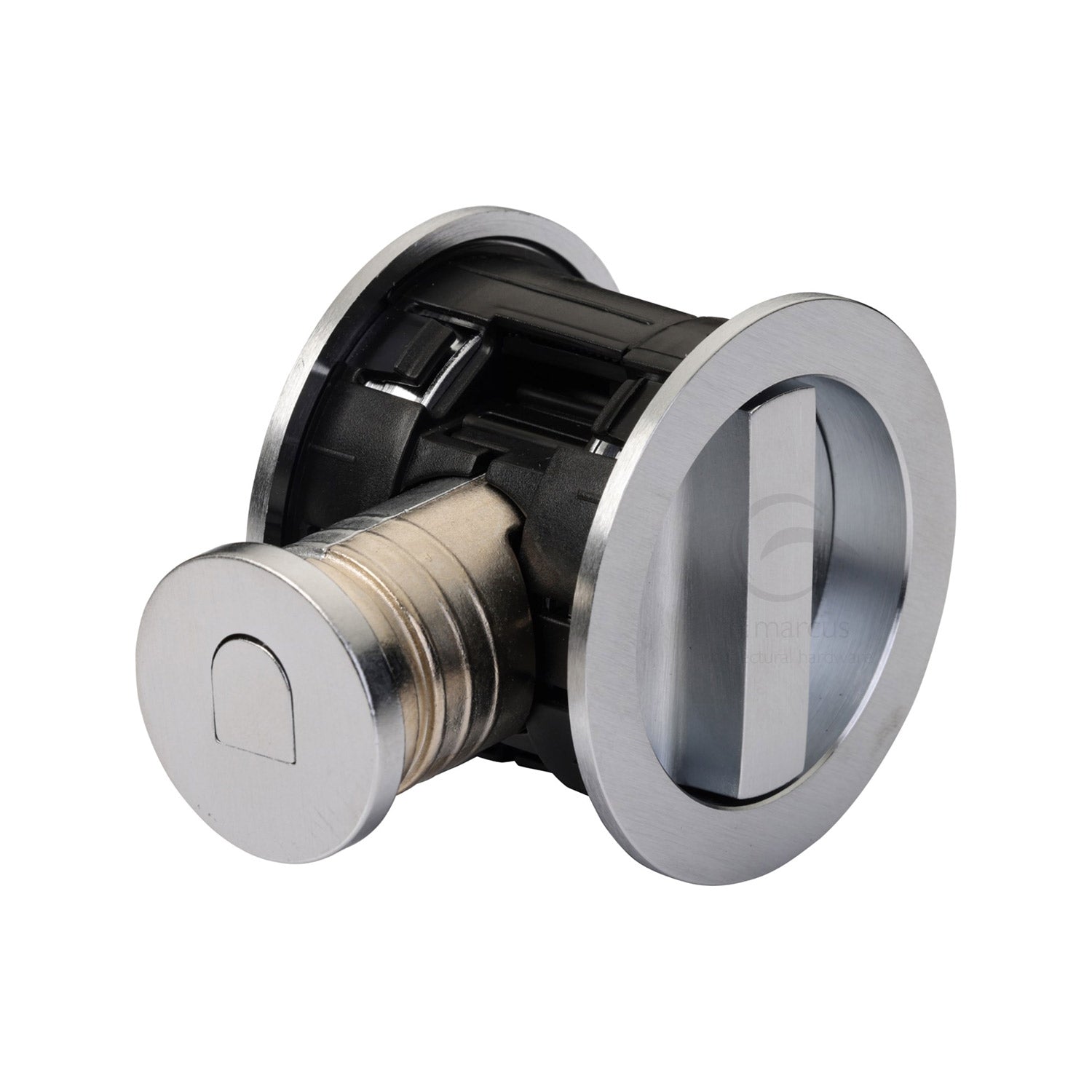 Spring For Rim Lock Tubular Lock with Round Privacy Turn & Release 50mm Satin Chrome - RD2