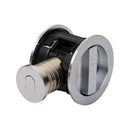 Tubular Lock with Round Privacy Turn & Release 50mm Satin Chrome - RD2801-50-SC