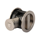Tubular Lock with Round Privacy Turn & Release 50mm Satin Nickel - RD2801-50-SN