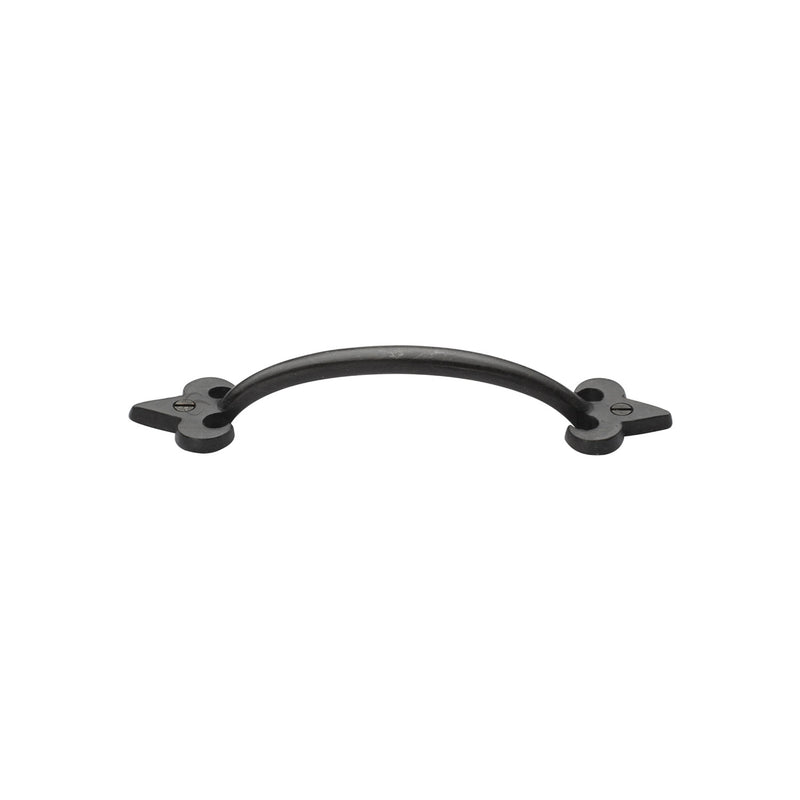 Rustic Dark Bronze Cabinet Pull Fleur-de-lys Design 102mm
 - RDB1092 102 - Choice Handles