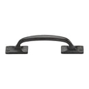 Rustic Dark Bronze Cabinet Pull Offset Design 210mm - RDB1145 210 - Choice Handles