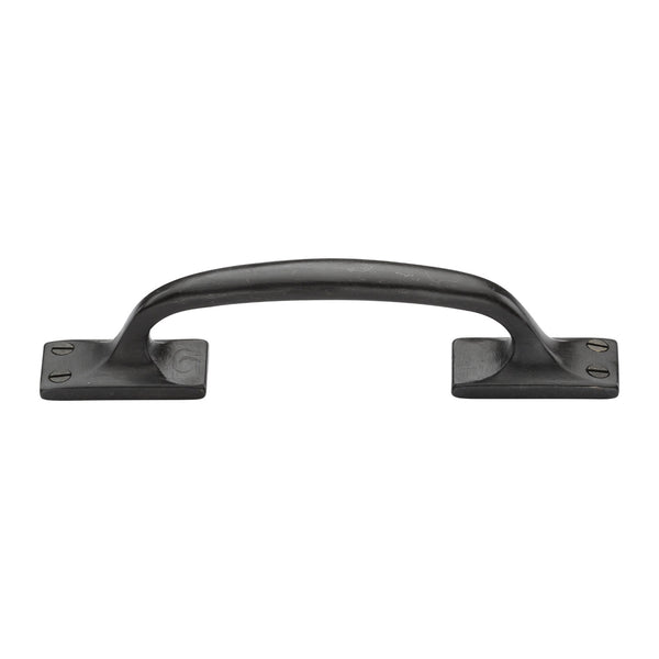 Rustic Dark Bronze Cabinet Pull Offset Design 210mm - RDB1145 210 - Choice Handles